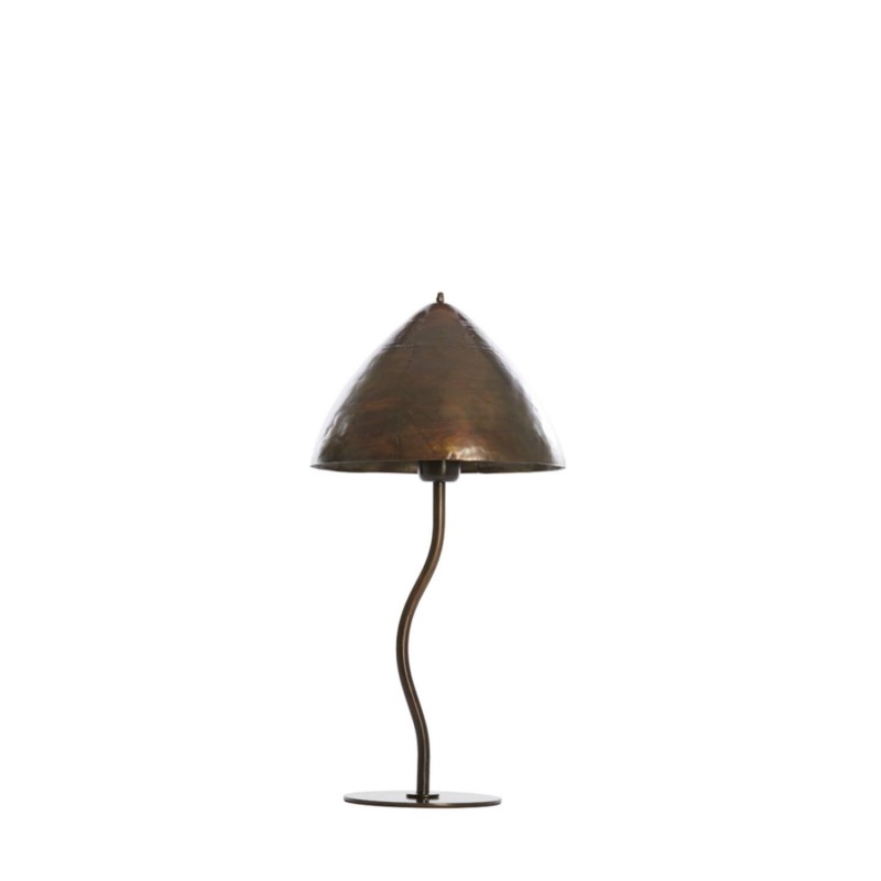 TABLE LAMP EMO DARK BROWN BRONZE - TABLE LAMPS